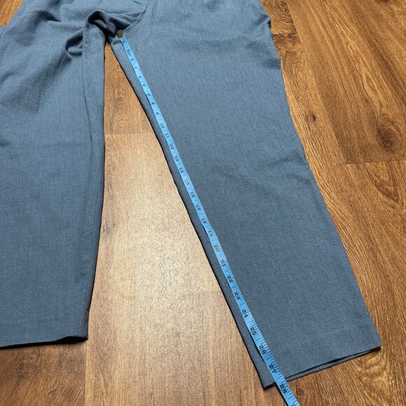 Express Womens Stylist Ankle Super High Rise Light Blue Trouser Pants Size 12L - Picture 13 of 13
